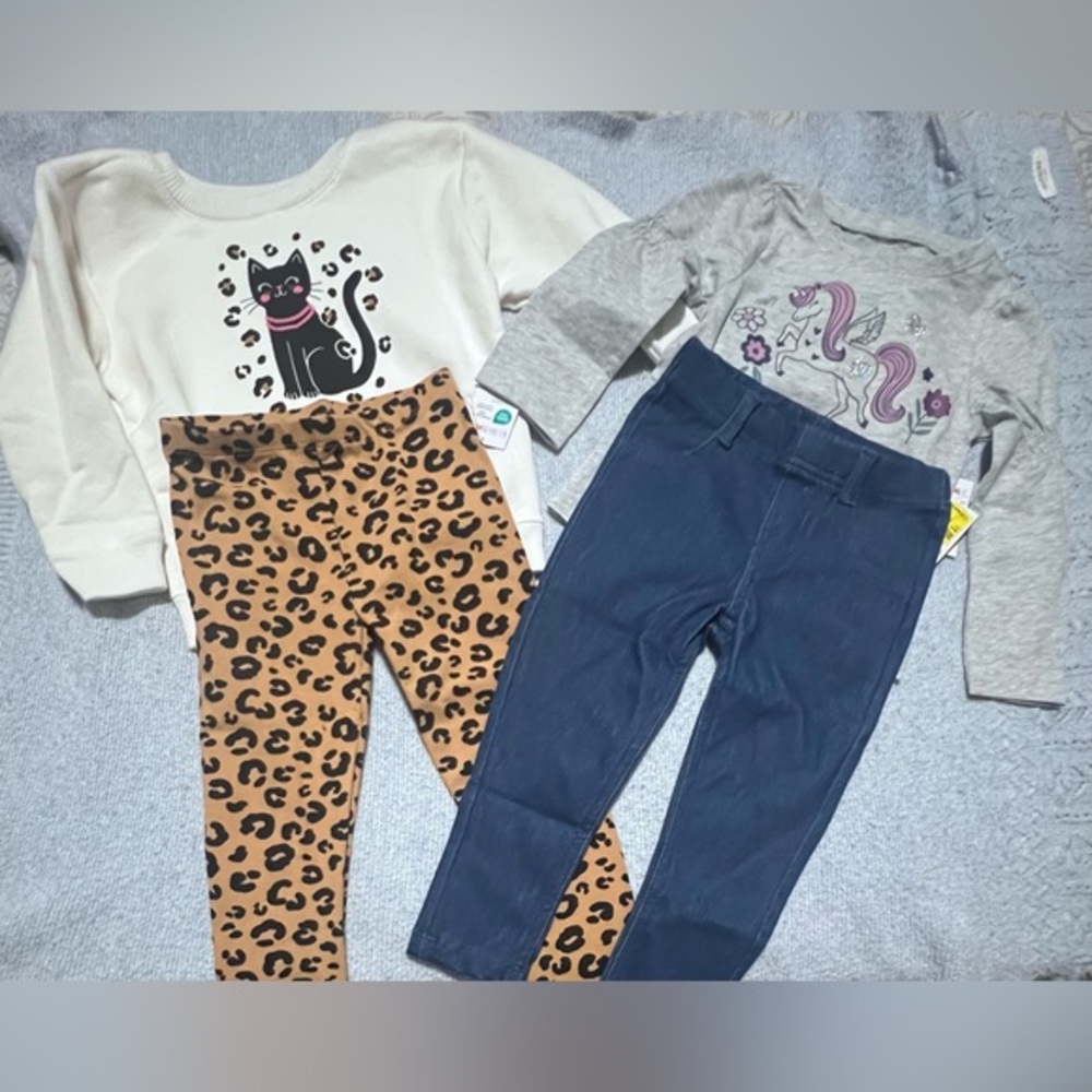 NEW Girls 2T TWO outfits NWT